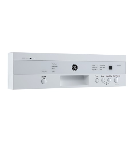 18" GE Built-In Front Control Dishwasher with Stainless Steel Tall Tub - GBF180SGMWW