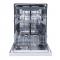 24" GE Built-In Front Control Dishwasher In White - GBF655SGPWW