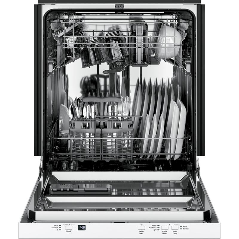 24" GE Stainless Steel Tub Dishwasher with Top Control - UBT410SGVWW
