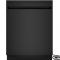24" GE Stainless Steel Tub Dishwasher with Top control and pocket handle Black - UBT410SGVBB