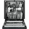 24" GE Stainless Steel Tub Dishwasher with Top control and pocket handle Black - UBT410SGVBB