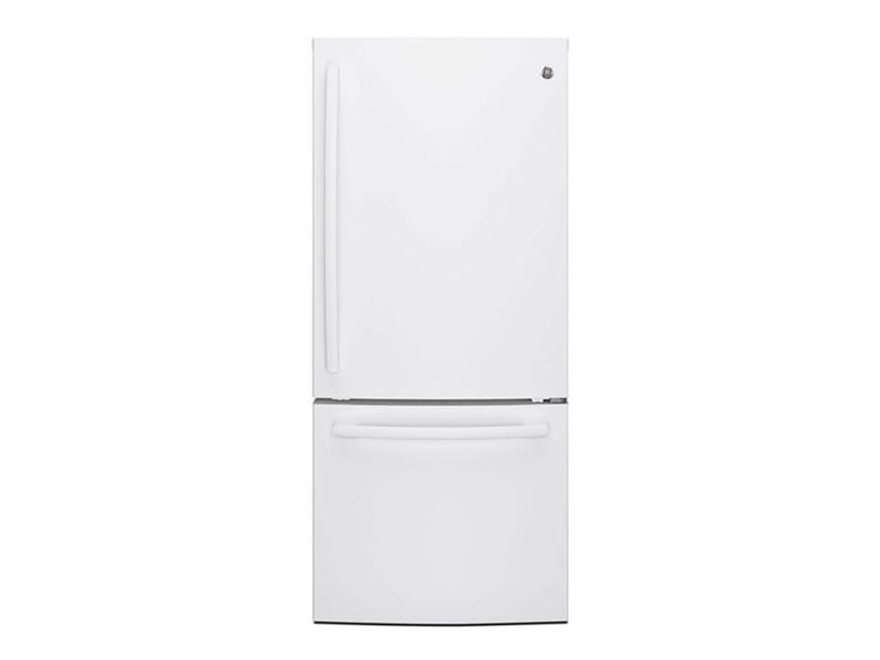 30" GE 20.9 Cu. Ft. Bottom-Freezer Refrigerator - GDE21DGKWW