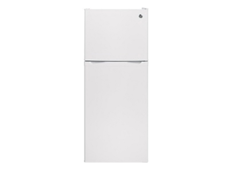 24" GE 11.55 Cu. Ft. Top-Freezer No-Frost Refrigerator - GPE12FGKWW
