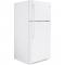30" GE 18 Cu. Ft. Top-Freezer Refrigerator In White - GTS18FTLKWW