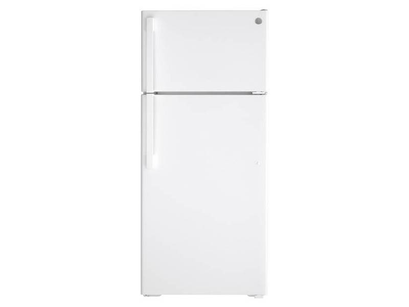 28" GE 17.5 Cu. Ft. Top-freezer No-frost Refrigerator - GTE18DTNRWW