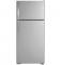 28" GE 16.6 Cu. Ft. Top-Freezer No-Frost Refrigerator - GTE17GSNRSS