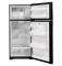 28" GE 16.6 Cu. Ft. Top-Freezer No-Frost Refrigerator - GTE17GTNRBB