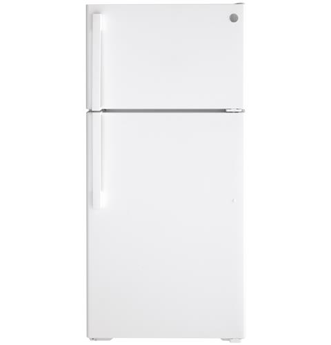 28" GE 15.6 Cu. Ft. Top-Freezer Refrigerator With Energy Star Certified - GTE16DTNRWW