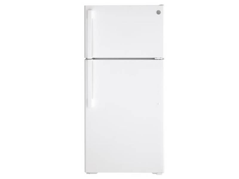 28" GE 15.6 Cu. Ft. Top-Freezer Refrigerator With Energy Star Certified - GTE16DTNRWW