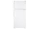 28" GE 16.6 Cu. Ft. Top-Freezer Refrigerator - GTE17DTNRWW
