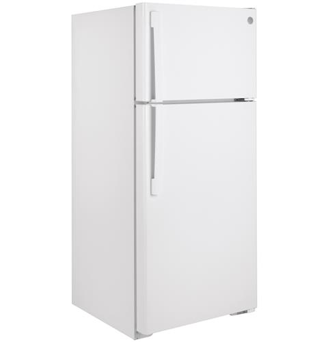 28" GE 16.6 Cu. Ft. Top-Freezer Refrigerator - GTE17DTNRWW