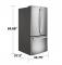 33" GE  French-Door Refrigerator in Stainless Steel - GNE25JYKFS