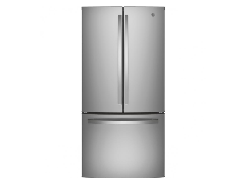 33" GE  French-Door Refrigerator in Stainless Steel - GNE25JYKFS