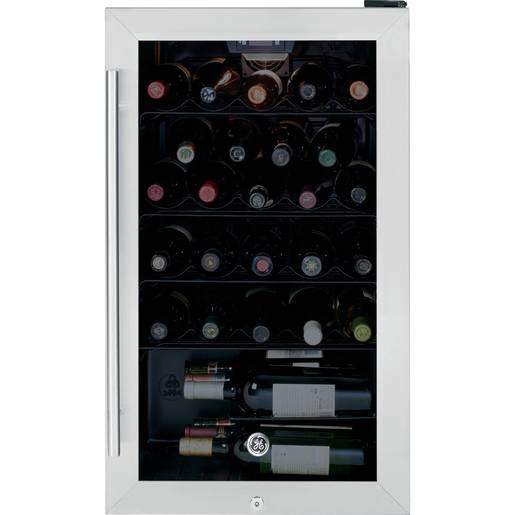 19" GE 4.1 Cu. Ft. Wine Chiller Stainless Steel - GWS04HAESS