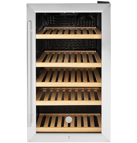 19" GE Beverage Center with  4.1 cu. ft. Capacity and Energy Star Certified - GVS04BQNSS