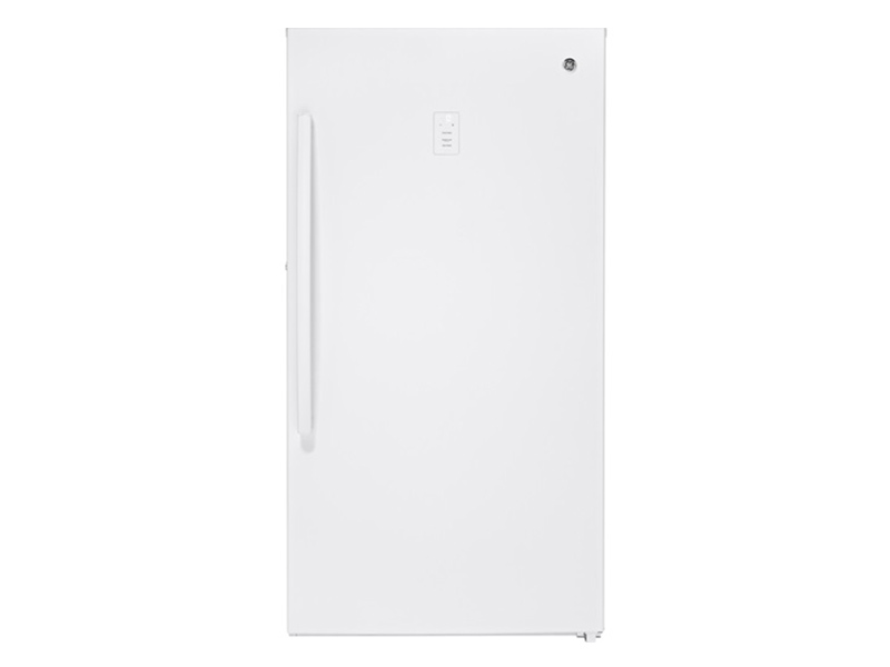 33" GE 17.3 Cu. Ft. Frost Free Upright Freezer - FUF17DLRWW