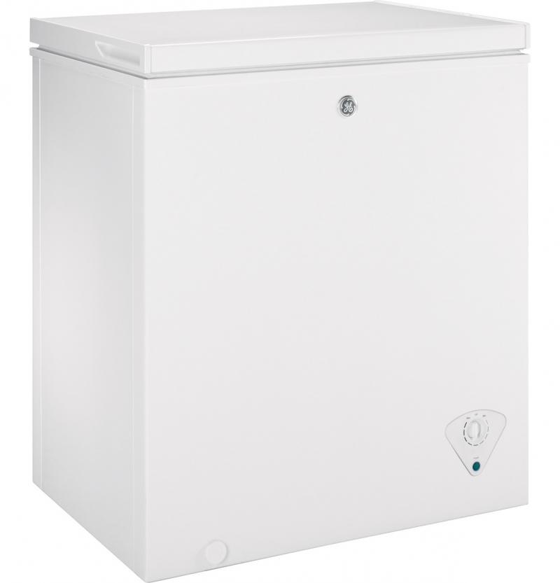 25" GE 5.1 Cu. Ft. Manual Defrost Chest Freezer - FCM5STWW