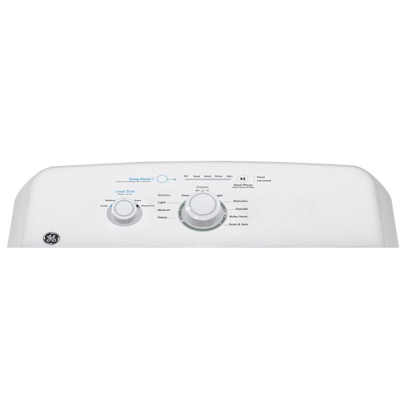 27" GE 4.4 Cu. Ft. Top Load Washer in White - GTW223BMRWW
