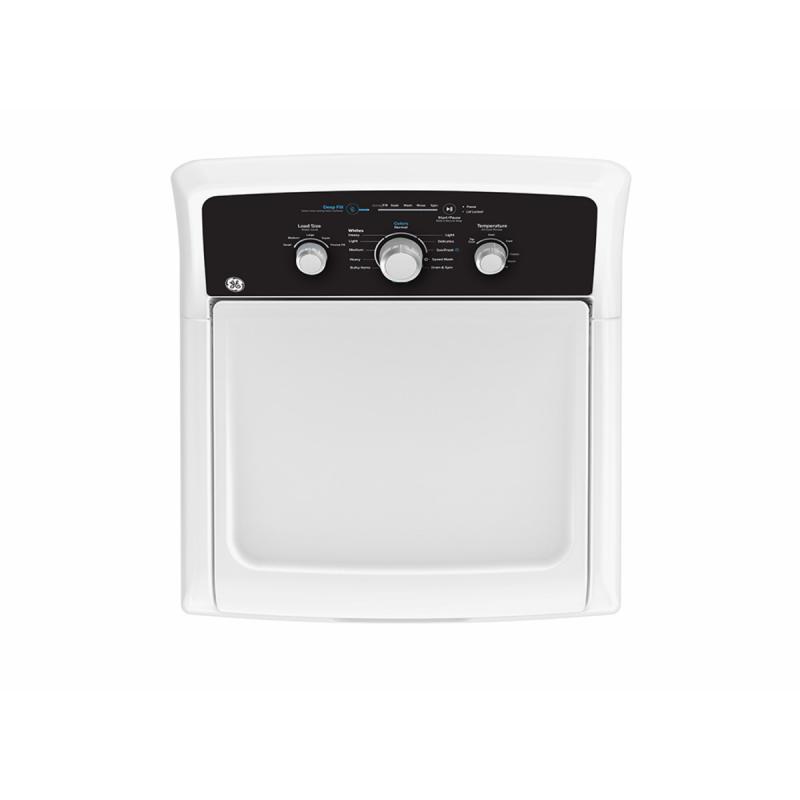 27" GE 4.4 Cu Ft. Top Load Washer in White - GTW334BMRWS