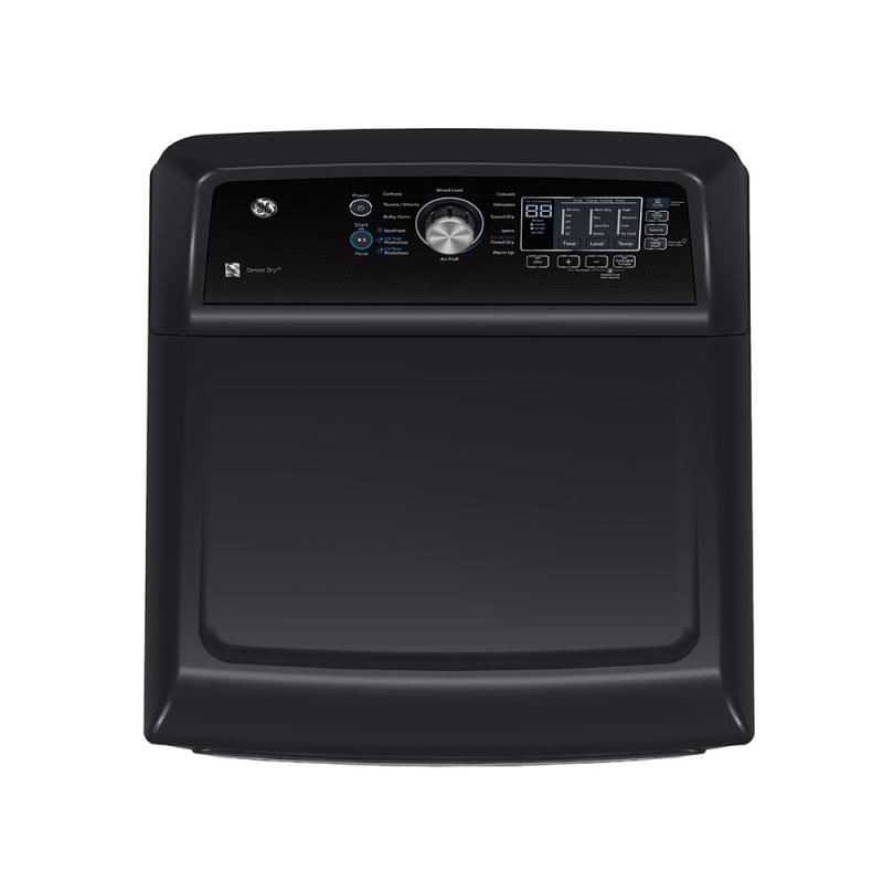 27" GE 7.4 Cu. Ft. Top Load Electric Dryer with SaniFresh Cycle in Diamond Grey - GTD69EBPTDG