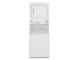 27" GE Unitized Spacemaker Washer And Electric Dryer - GUD27ESMMWW