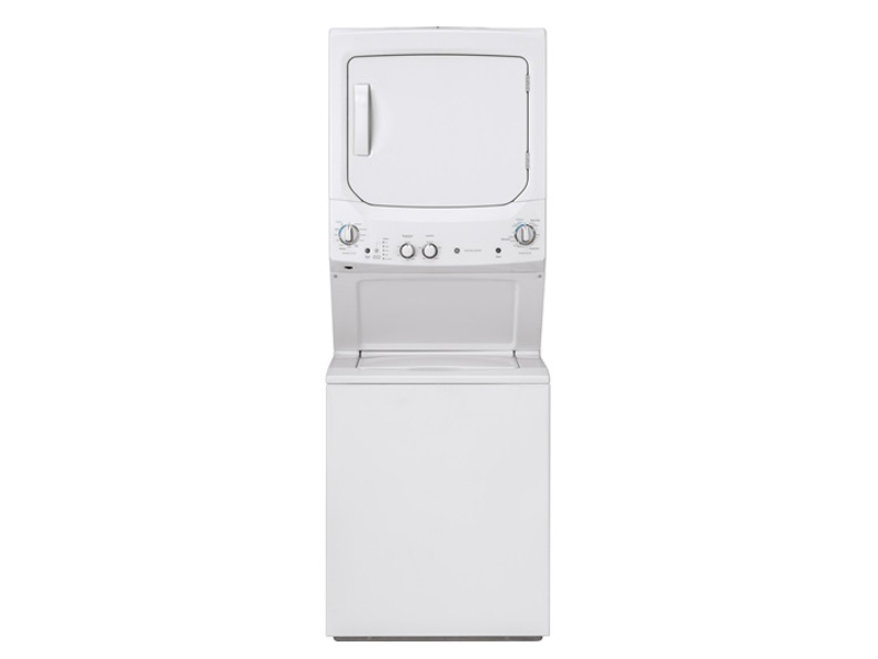 24" GE Unitized Spacemaker Washer And Gas Dryer - GUD24GSSMWW