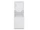 27" GE Unitized Spacemaker Washer And Electric Dryer - GUD27EEMNWW