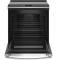 30" GE Profile 5.3 Cu. Ft. Smart Slide-In Electric Convection Fingerprint Resistant Range - PSS93YPFS