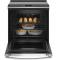 30" GE Profile 5.3 Cu. Ft. Smart Slide-In Electric Convection Fingerprint Resistant Range - PSS93YPFS