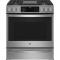 30" GE Profile 5.6 Cu. Ft. Slide-In Convection Gas Range With WiFi Connect In Stainless Steel - PCGS930YPFS