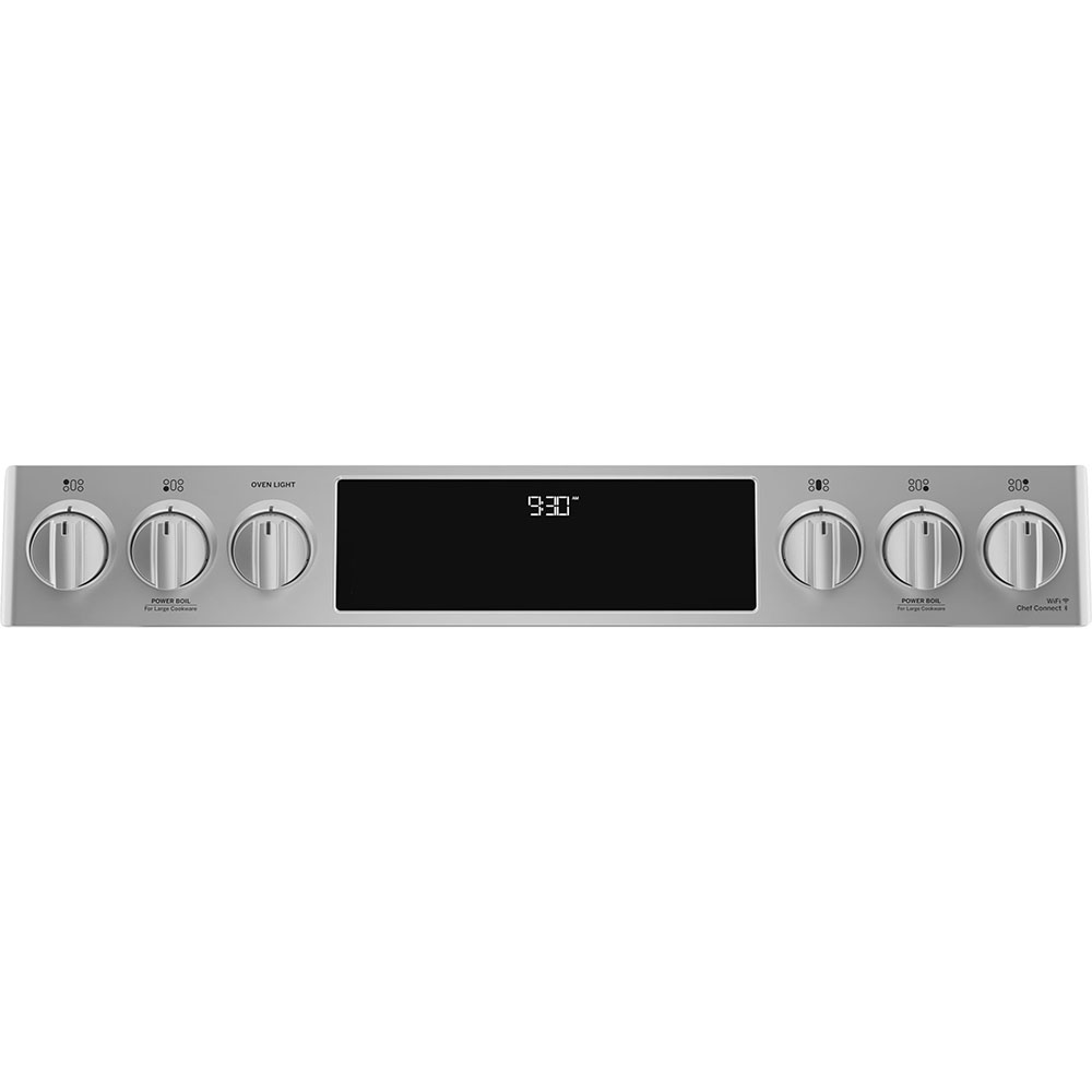 30" GE Profile 5.7 Cu. Ft. Dual Fuel Slide-in Range With Wifi In Stainless Steel - PC2S930YPFS