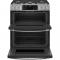 30" GE Profile Slide-In Double Oven Gas Range With Wifi In Stainless Steel - PCGS960YPFS