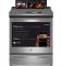 30" GE Profile 5.3 Cu. Ft. Smart Slide-In Front-Control Induction Range with Fingerprint Resistant - PHS93XYPFS