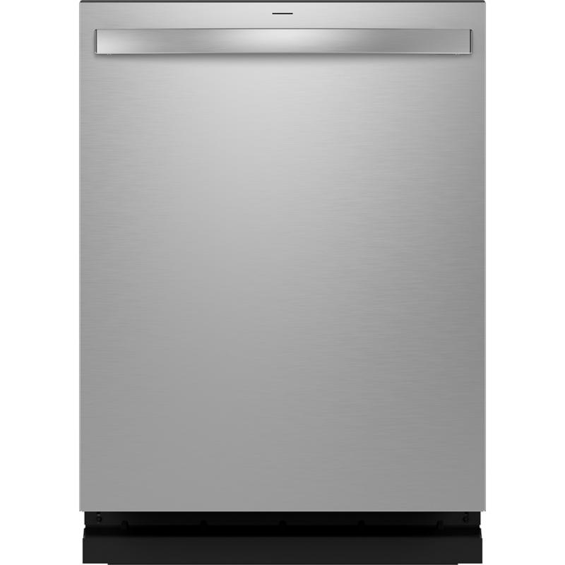 24" GE Profile 45 dBA Fingerprint Resistant Stainless Steel Top Control Dishwasher - PDT705SYWFS