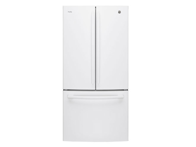 33" GE Profile 24.5 Cu. Ft. French Door Bottom-Mount With Factory Installed Icemaker - PNE25NGLKWW