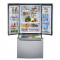30" GE Profile 20.8 Cu. Ft. French Door Refrigerator In Fingerprint Resistant Stainless Steel - PNE21NYRKFS