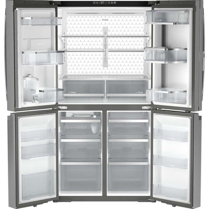 36" GE Profile 28.4 Cu. Ft. 4-Door French Door Refrigerator - PAD28BYTFS