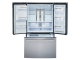 33" GE Profile 17.5 Cu.Ft. Counter-Depth Bottom Mount French-Door Refrigerator with External Ice and Water Dispenser - PYE18HYRCFS