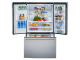 33" GE Profile 17.5 Cu.Ft. Counter-Depth Bottom Mount French-Door Refrigerator with External Ice and Water Dispenser - PYE18HYRCFS