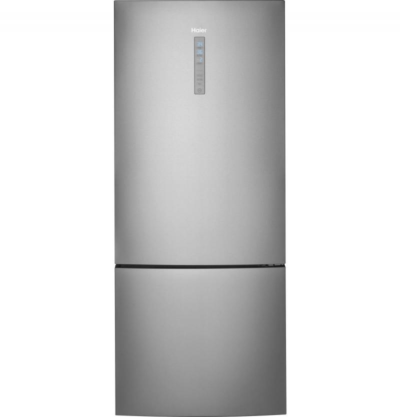 28" Haier 15 Cu. Ft. Bottom Freezer Refrigerator - HRB15N3BGS