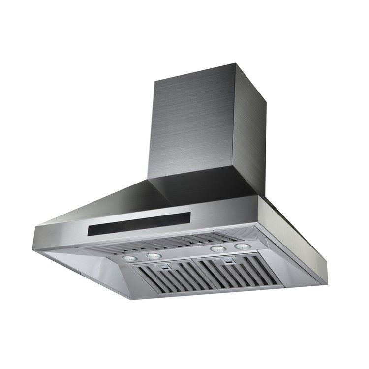 36" Vesta Prague 900CFM Stainless Steel Island Range Hood - VRH-PRAGUE-36SS