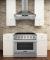 36" Vesta Prague 900CFM Stainless Steel Island Range Hood - VRH-PRAGUE-36SS