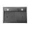 30" Vesta Stuttgart 900 CFM Wall Mount Range Hood in Black Stainless Steel - VRH-STUTTGART-30BS
