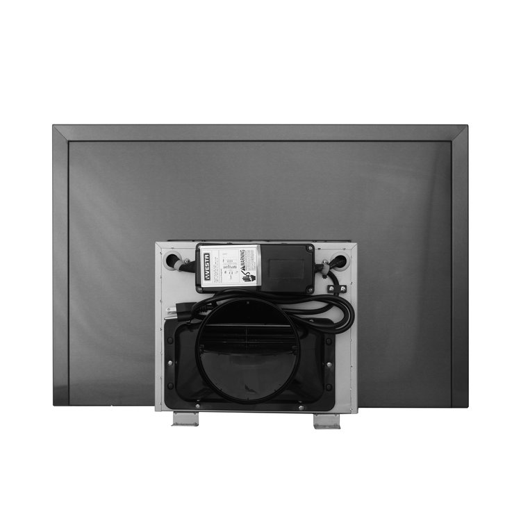 30" Vesta Stuttgart 900 CFM Wall Mount Range Hood in Black Stainless Steel - VRH-STUTTGART-30BS