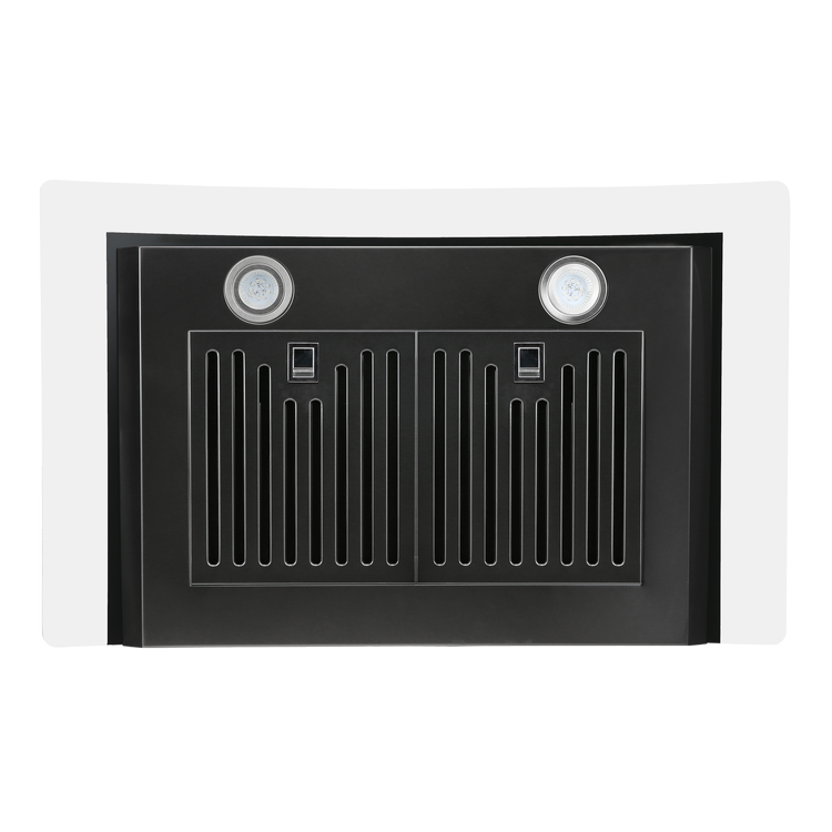 30" Vesta Amsterdam 800 CFM Wall Mount Range Hood in Black Stainless Steel - VRH-AMSTERDAM-30BS