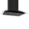 36" Vesta Amsterdam 800 CFM Wall Mount Range Hood in Black Stainless Steel - VRH-AMSTERDAM-36BS