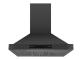 36" Vesta Brussels 800 CFM Wall Mount Range Hood in Black Stainless Steel - VRH-BRUSSELS-36BS