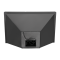 36" Vesta Brussels 800 CFM Wall Mount Range Hood in Black Stainless Steel - VRH-BRUSSELS-36BS