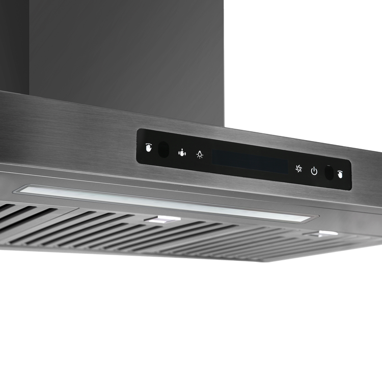 36" Vesta Copenhagen 800 CFM Wall Mount Range Hood in Black Stainless Steel  - VRH-COPENHAGEN-36BS