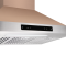 36" Vesta Brussels 800 CFM  Wall Mount Range Hood in Gold Stainless Steel - VRH-BRUSSELS-36GS